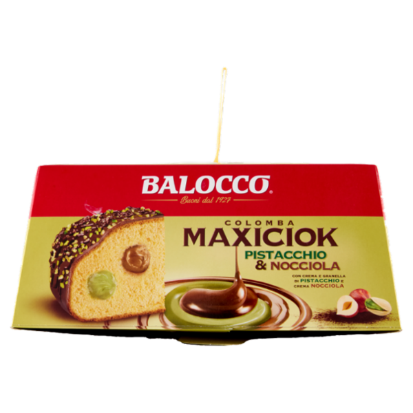 Balocco Colomba Maxiciok Pistacchio & Nocciola 750 g