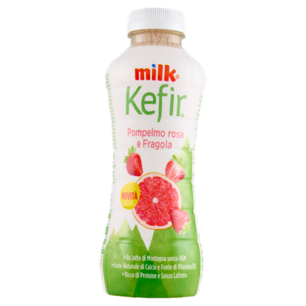 Milk Kefir Pompelmo rosa e Fragola 480 g