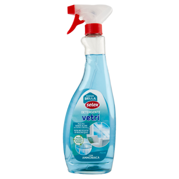 Selex Casa Bella Detergente per Vetri con Ammoniaca 750 ml