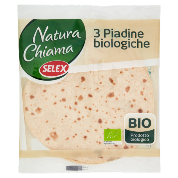 Selex Natura Chiama Piadine Fresche Biologiche 3x100 g