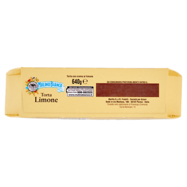 Mulino Bianco Torta Limone con Farina Sostenibile 640g