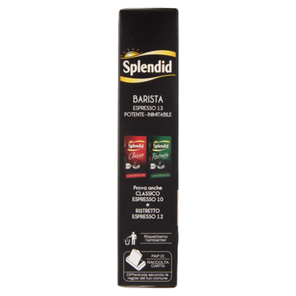 Splendid Barista 13- 10 Capsule Caffè Compatibili con Macchine Nespresso*® Original 52g