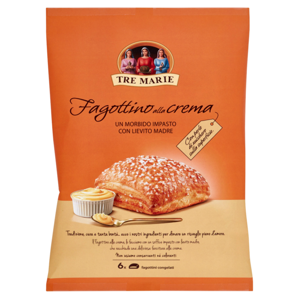 Tre Marie Fagottino alla crema 6 x 73 g
