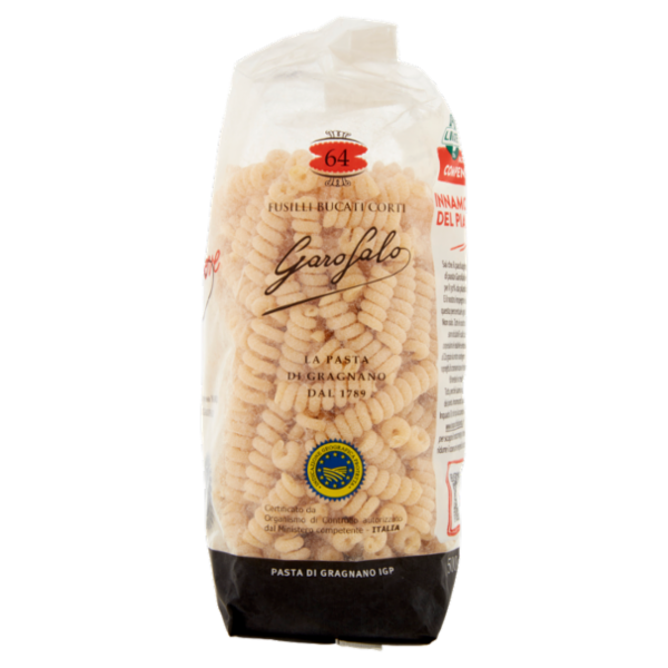 Garofalo Fusilli Bucati Corti 64 Pasta di Gragnano IGP 500 g