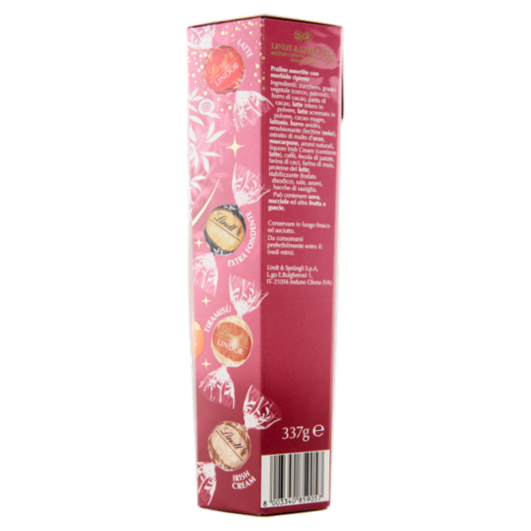 Lindt Lindor Cioccolatini assortiti Scatola limited edition Natale 337 g
