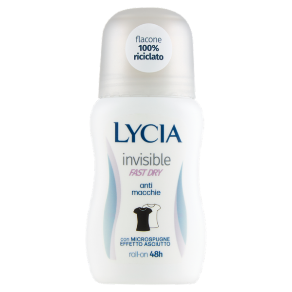Lycia invisible Fast Dry roll-on 48h 50 ml