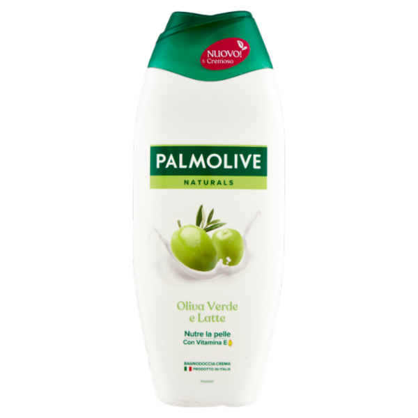 Palmolive bagnoschiuma Naturals Oliva Verde e Latte Idratante 500 ml