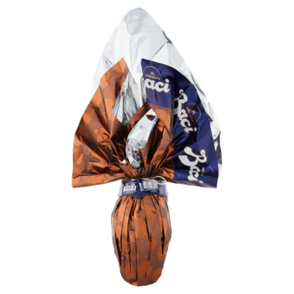 BACI PERUGINA Uovo Pasqua Cioccolato Fondente al Caffè con 4 Cioccolatini 265g