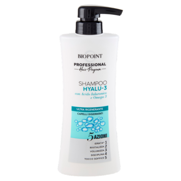 Biopoint Professional Hair Program Shampoo Hyalu-3 400 ml
