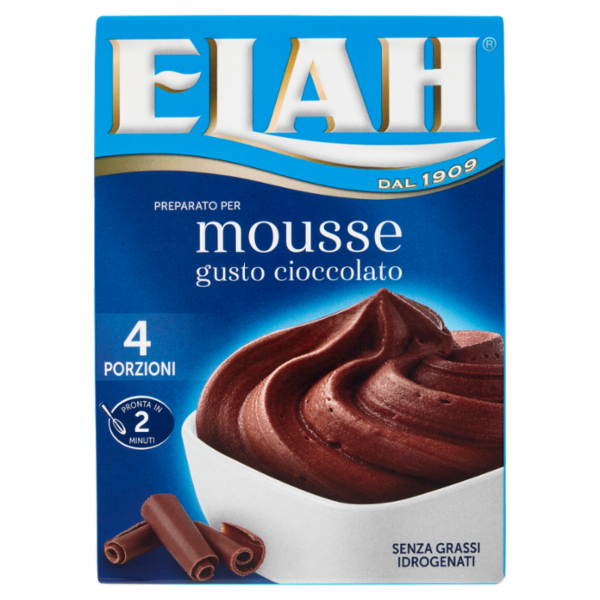 Elah Peparato per mousse gusto cioccolato 90 g