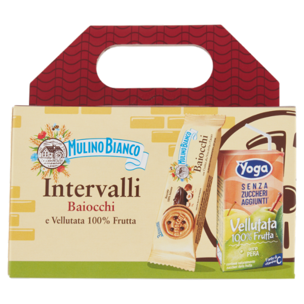 Mulino Bianco Intervalli - Kit Baiocchi e Vellutata Yoga 158g