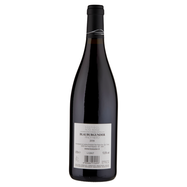 Kössler Blauburgunder Pinot Nero Alto Adige DOC 0,75l