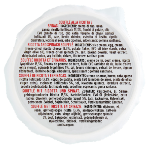 Arnaboldi Gourmet Soufflé Ricotta e Spinaci Instant 40 g