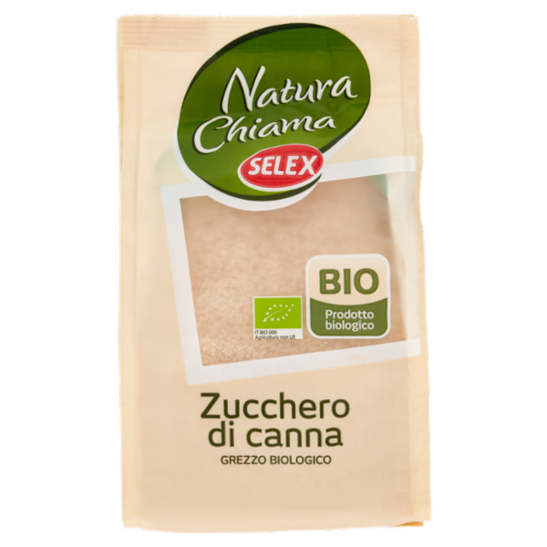 Selex Natura Chiama Zucchero di Canna Grezzo Biologico 500 g