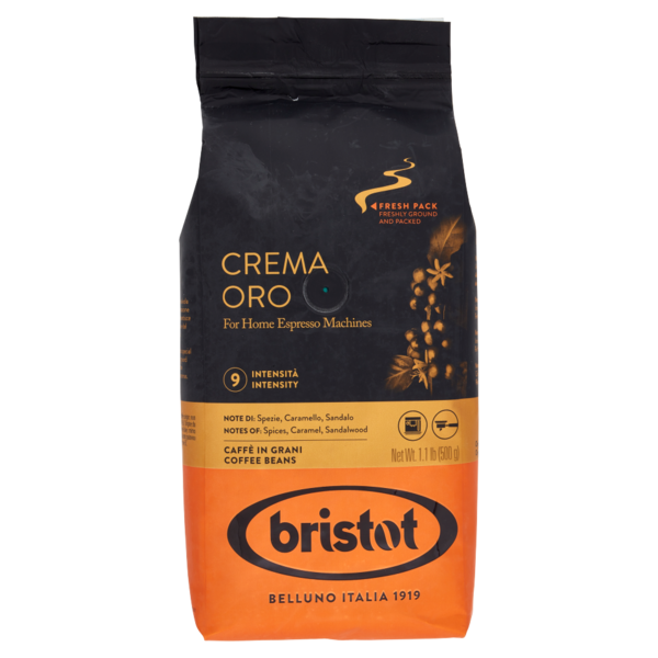 bristot Crema Oro Caffè in Grani 500 g