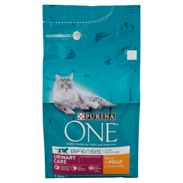 PURINA ONE BIFENSIS Gatto Crocchette URINARY CARE Ricco in Pollo e Frumento Sacco 1.5kg