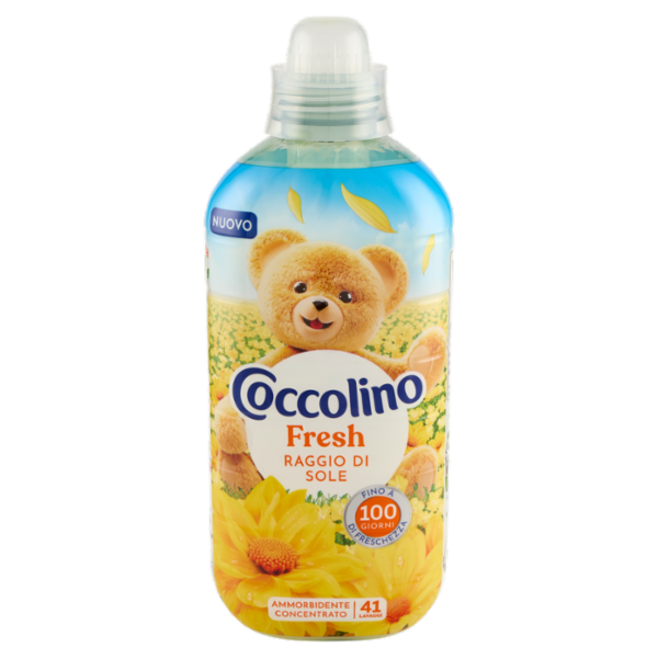 Coccolino Ammorbidente Concentrato Fresh Raggio di Sole 41 Lavaggi 952 ml