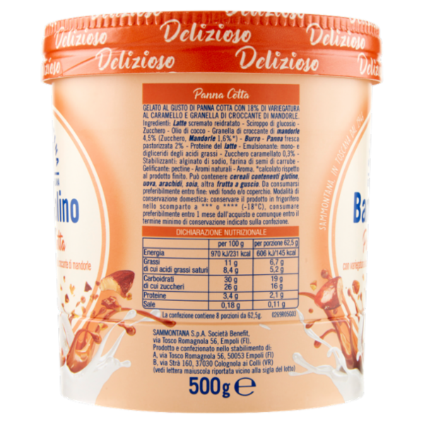 Sammontana Barattolino Delizioso Panna Cotta 500 g