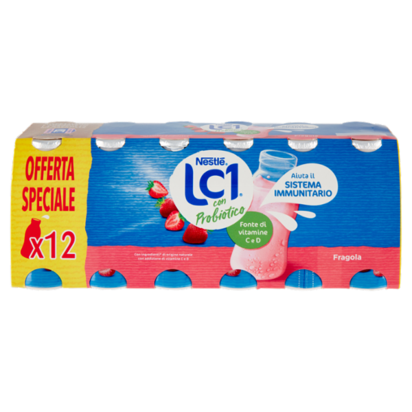 NESTLÉ LC1 con Probiotico Fragola 12 x 90 g