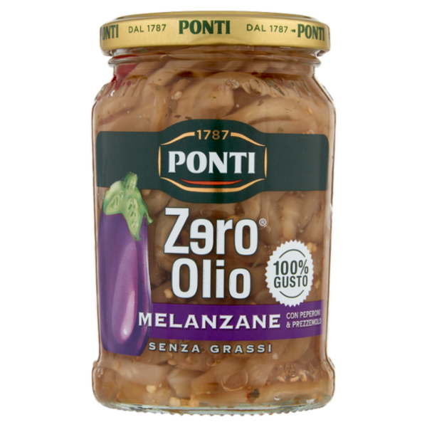 Ponti Zero Olio Melanzane con Peperoni & Prezzemolo 290 g