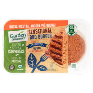 GARDEN GOURMET Sensational BBQ Burger Vegetariano Di Soia 2 Pezzi 200 g