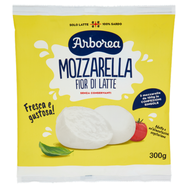 Arborea Mozzarella Fior di Latte 3 x 100 g
