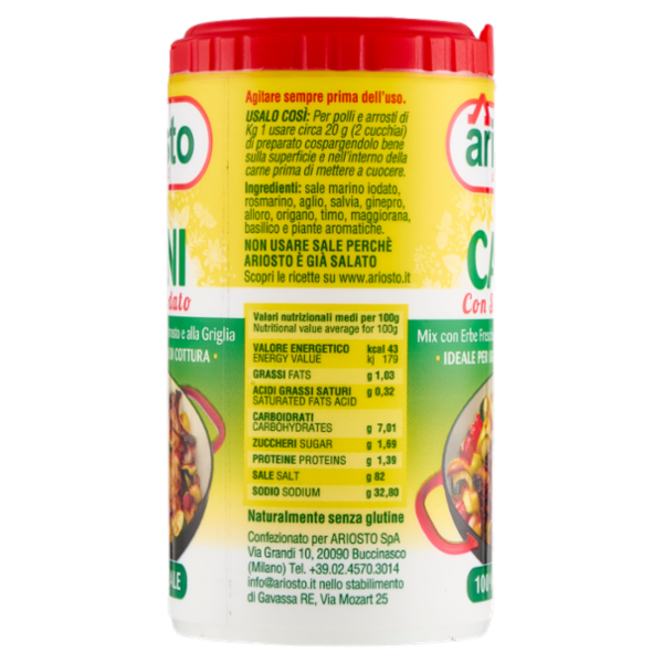 ariosto per Carni con Sale Iodato 80 g
