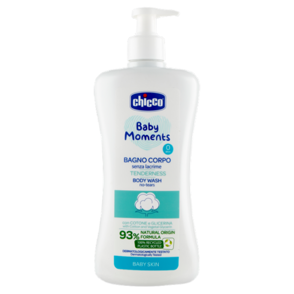 chicco Baby Moments Bagno Corpo Tenderness 0m+ 500 mL
