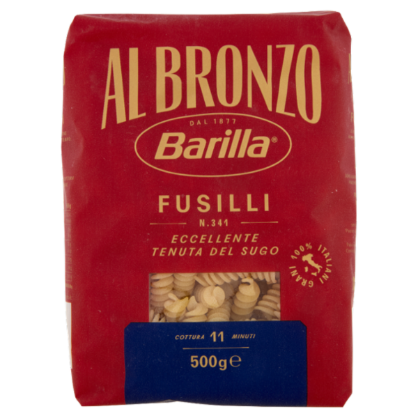 Barilla Al Bronzo Pasta Fusilli 500g