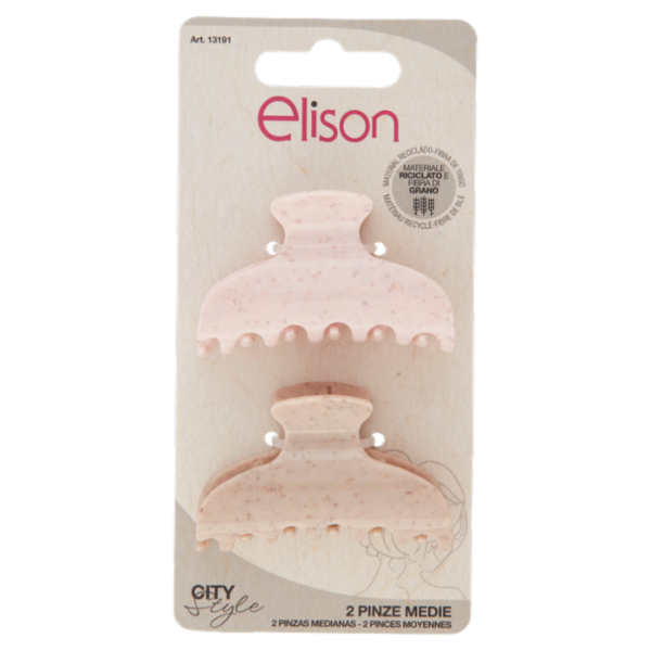 elison Pinze Medie Natural 2 pz