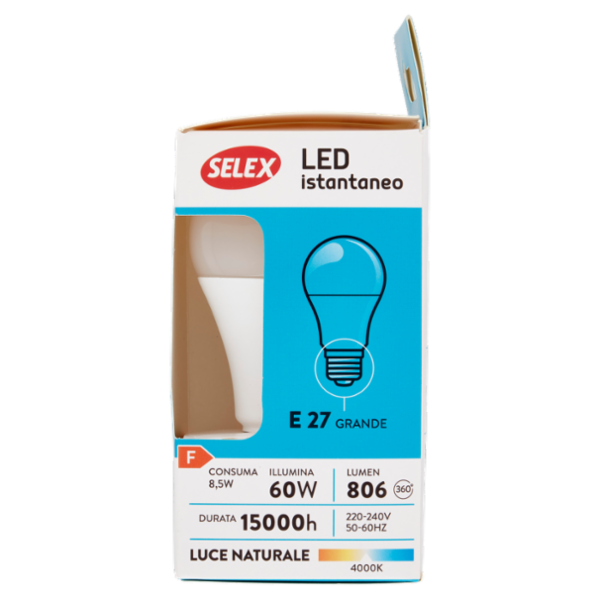 Selex Lampadina Led Goccia E27 9W