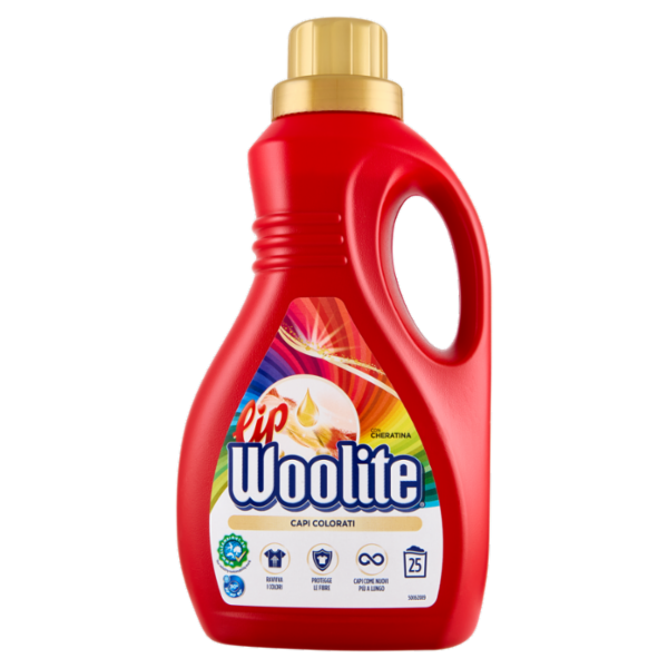 Lip Woolite Detersivo lavatrice Capi Colorati 25 lavaggi 1,5 L
