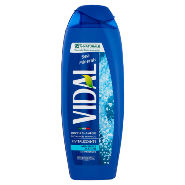Vidal Sea Minerals Doccia Shampoo Rivitalizzante Minerali Marini con Pantenolo 250 ml