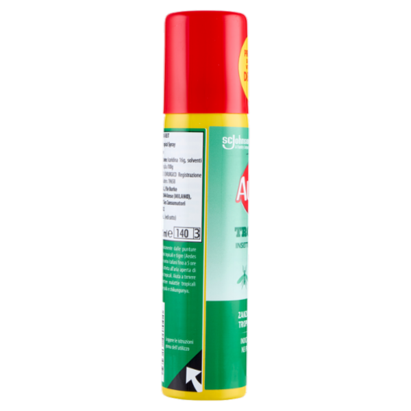 Autan Tropical Spray Insetto Repellente e Antizanzare Tigre, Comuni e Tropicali, 100ml