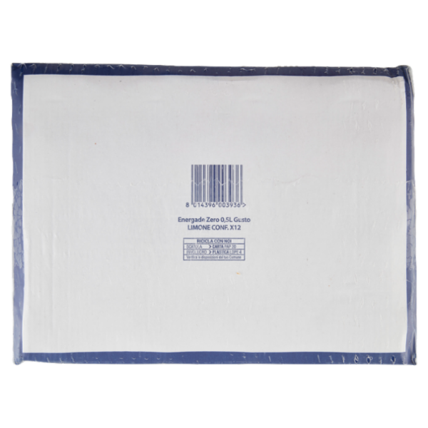 Energade Zero Gusto Limone 12 x 50 cl