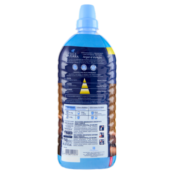 Felce Azzurra Ammorbidente Concentrato Argan e Vaniglia 1340 ml