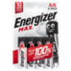 Energizer Max Alkaline AA 4 pz