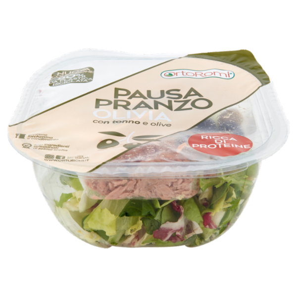 OrtoRomi Pausa Pranzo Olivia con tonno e olive 135 g