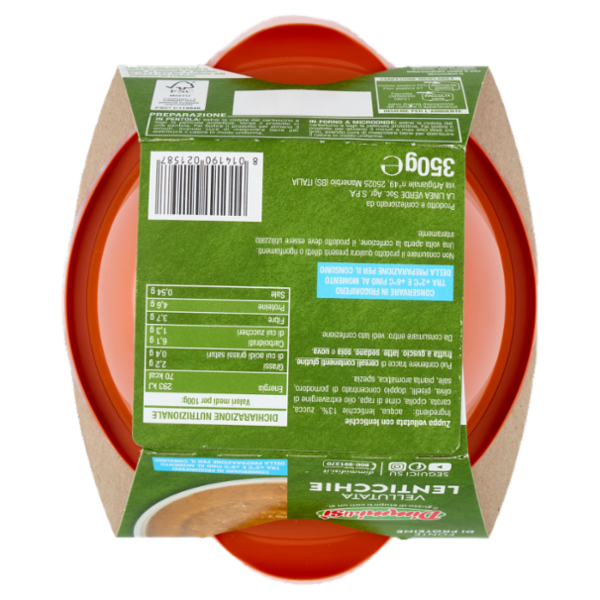 DimmidiSì Vellutata Lenticchie Monoporzione 350 g