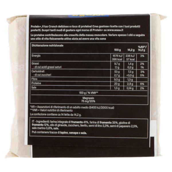 Wasa Protein+ Cracker con 20g di Proteine per 100g Ricche di Proteine 200g