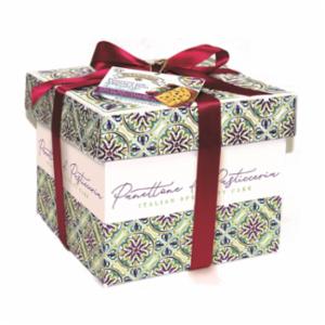Panettone Con Pezzi Di Cioccolato Fondente E Amarene Kg.1