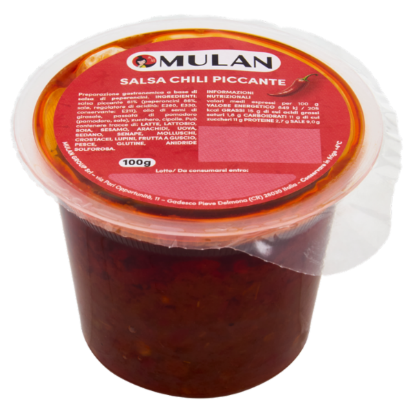 Mulan Salsa Chili Piccante 100 g