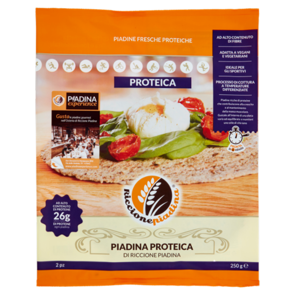 Riccionepiadina Piadina Proteica di Riccione Piadina 2 x 125 g