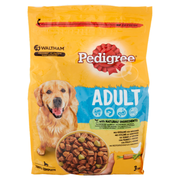 Pedigree Adult con Pollo e Verdure 3 kg
