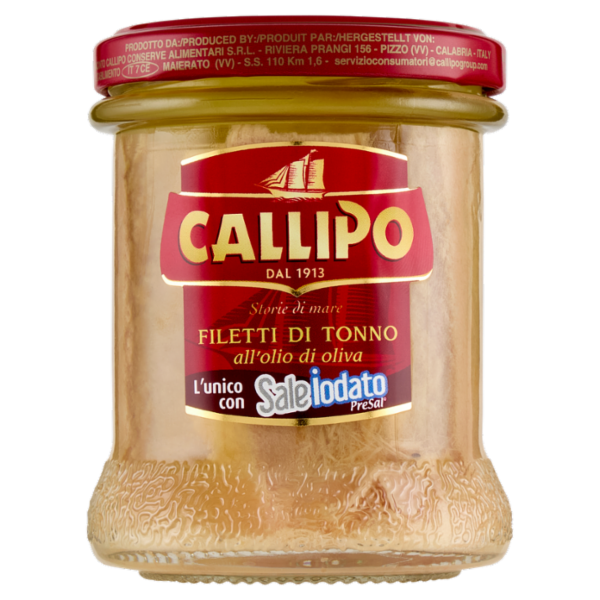 Callipo Filetti di Tonno all'olio di oliva 176 g