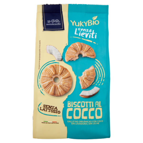 YukyBio Senza Lieviti Biscotti al Cocco 300 g
