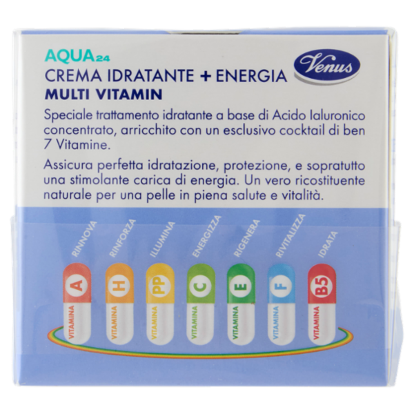 Venus Aqua 24 Crema Idratante + Energia Multi Vitamin 50 mL