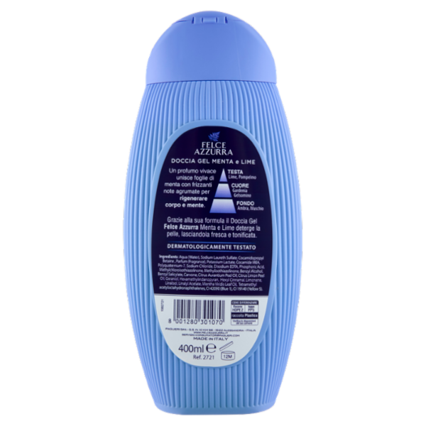Felce Azzurra Menta e Lime Rinfrescante Doccia Gel 400 ml