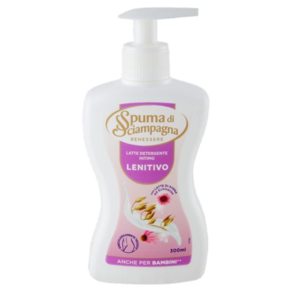 Spuma di Sciampagna Benessere Latte Detergente Intimo Lenitivo 300 ml