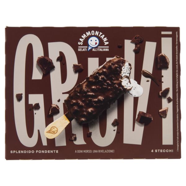 Sammontana Gruvi Splendido Fondente 4 x 60 g